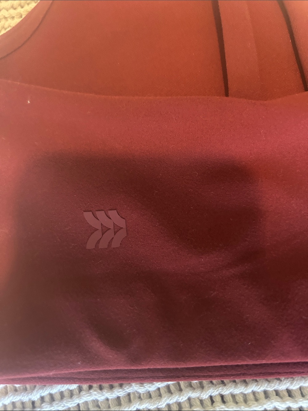 All in Motion Women's Low Support Sports Bra Set - Mauve and Burgundy - Picture 6 of 9